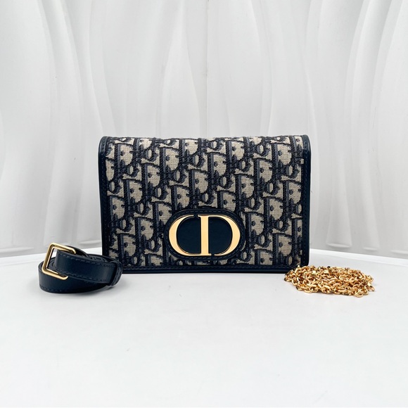 Dior Handbags - DIOR 30 Montaigne 2-in-1 Pouch Oblique Jacquard